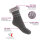 Footstar Damen und Herren Winter Haussocken (1 Paar) Kuschelsocken - Anthrazit 35-38