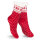 Footstar Damen und Herren Winter Haussocken (1 Paar) Kuschelsocken - Rot 35-38