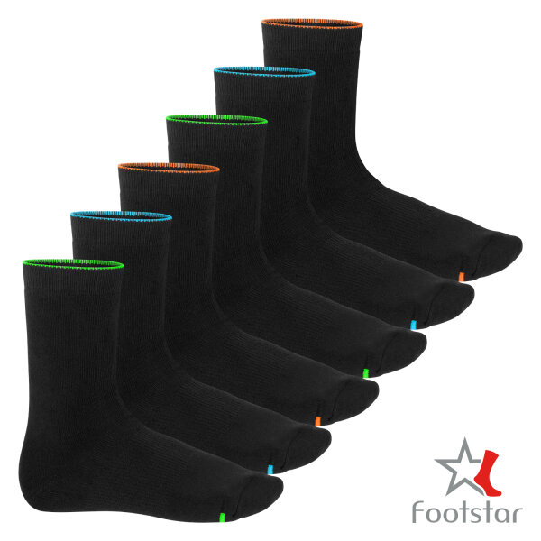 6 Paar Footstar THERMO Herren Socken - Vollfrottee, Pique-Komfortbund,  25,95 €