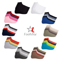 Footstar Herren & Damen Kurzschaft Socken (10 Paar)...
