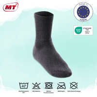 MT Damen und Herren Sport- und Freizeitsocken (8 Paar) Tennissocken - Anthrazit 43-46