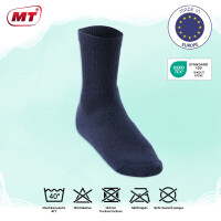 MT Damen und Herren Sport- und Freizeitsocken (8 Paar) Tennissocken - Jeansblau 35-38