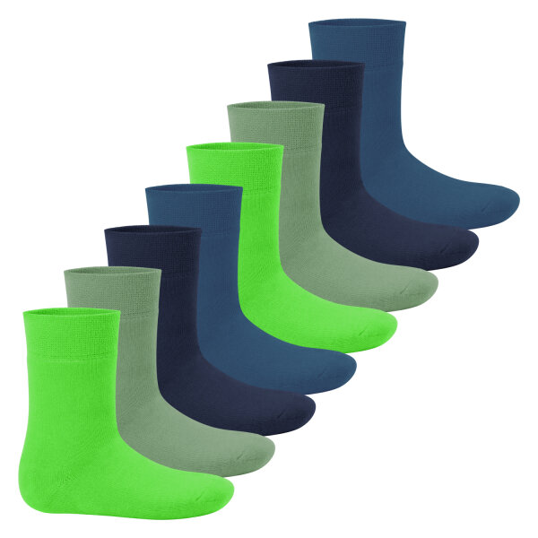 Footstar Kinder Wintersocken (8 Paar) Everyday! - Cool Colours 23-26