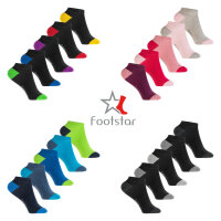 Footstar Kinder Baumwoll Sneaker Socken (10 Paar) mit...