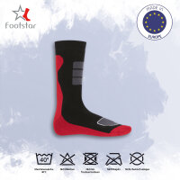 Footstar Herren Wintersocken Socken Frottee mit Thermo Effekt 6er Pack - Mehrfarbig 43-46