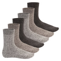 Footstar Herren Winter Wollsocken (6 Paar) Norweger...