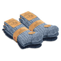 Footstar Herren Winter Wollsocken (6 Paar) Norweger...