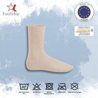 Footstar Herren & Damen Baumwollsocken (10 Paar), Klassische Socken aus Baumwolle - Everyday! - Naturtöne 35-38