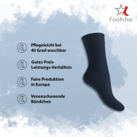 Footstar Herren & Damen Baumwollsocken (10 Paar),...