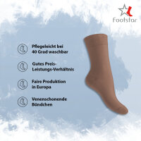 Footstar Herren & Damen Baumwollsocken (10 Paar), Klassische Socken aus Baumwolle - Everyday! - Herbstfarben 35-38