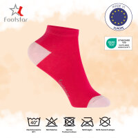 Footstar Kinder Baumwoll Kurzschaft Socken (10 Paar) mit...