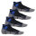 CFLEX Damen und Herren Running Funktions-Sneakersocken (4 Paar) Laufsocken- Schwarz-Blau 39-42