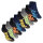 Footstar Herren & Damen Sneaker Socken (8 Paar), Kurze Sportsocken im Neon Look