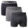 Gomati Herren Seamless Pants (3er Pack) Nahtlose Boxershorts aus Microfaser-Elasthan