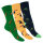 Footstar Damen & Herren Bunte Motiv Socken (3, 6 oder 9 Paar) Lustige modische Baumwoll Socken