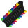 Footstar Kinder Baumwoll Kurzschaft Socken (10 Paar) mit abgesetzter Ferse und Spitze