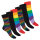 Footstar Damen Ringel Socken (6 Paar)